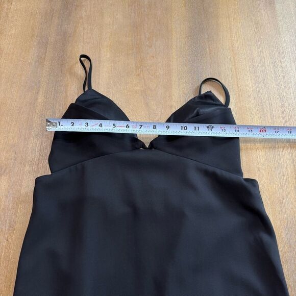 REISS Rochelle Strappy Midi Dress in Black Size 10‎ - Picture 6 of 16